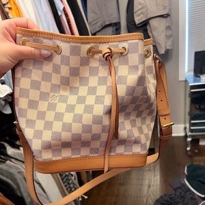 Brand New Louis Vuitton Noe BB Damier Azur N41220
